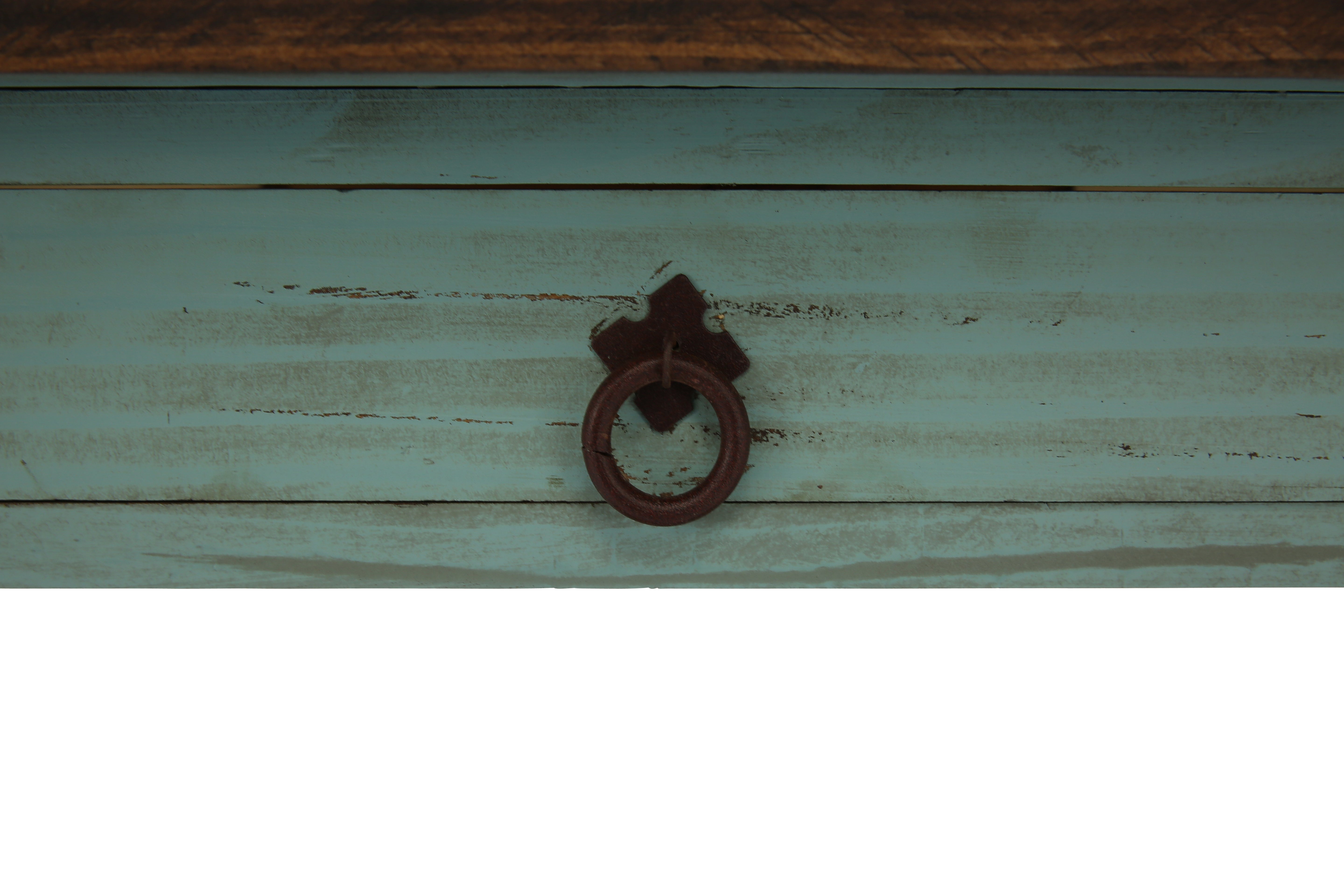 Lawman Sofa Table - Turquoise - Additional View 2