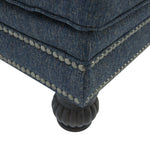 HIGHLINE NAVY OTTOMAN - Additional View 3