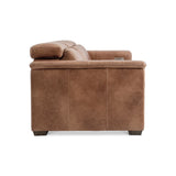 Leilani Brown Leather Power Sofa
