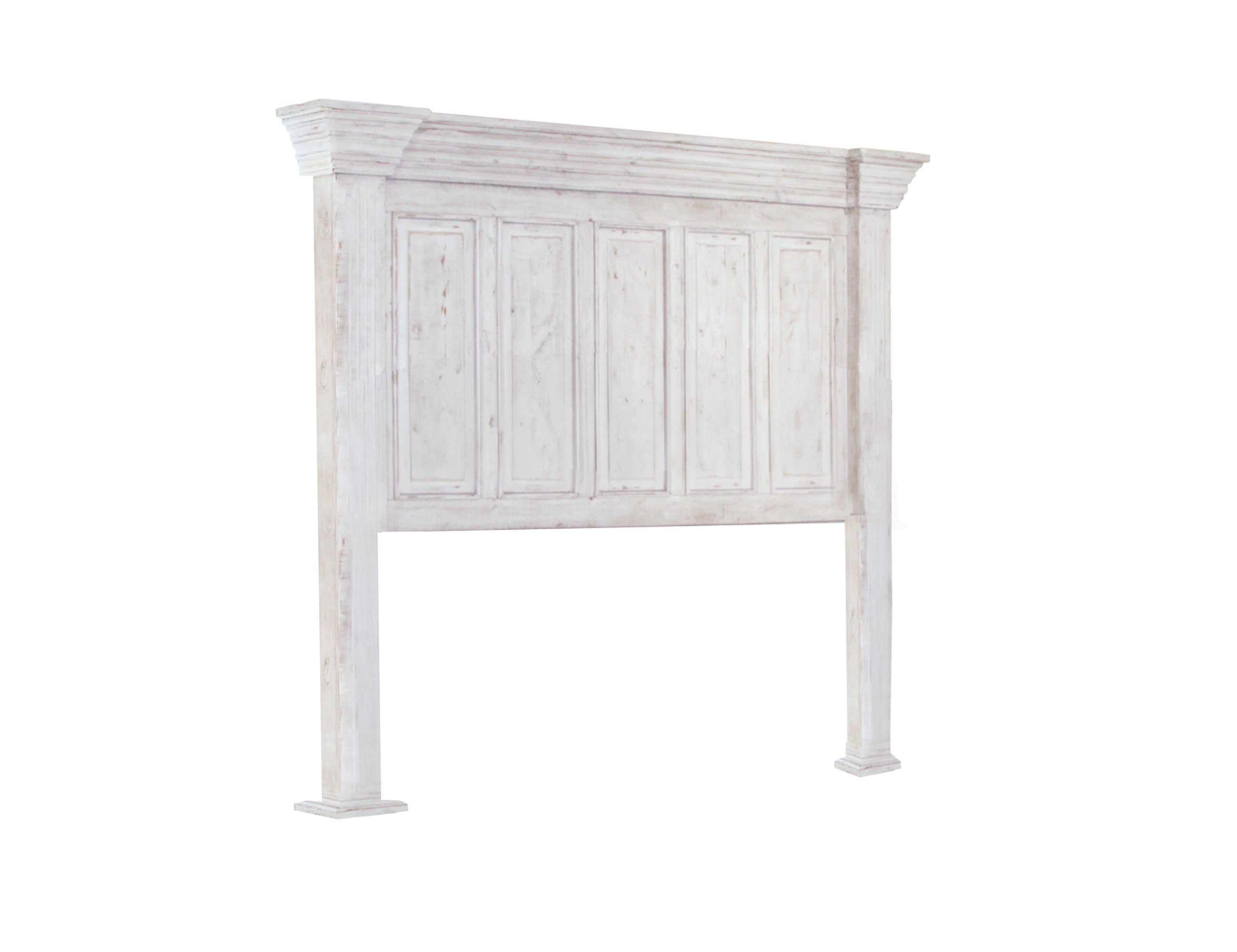 International Furniture Direct - Terra Queen Bed - White - Wood - Beds - Additional View 2