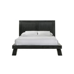 Elements International - Allan Queen Bed - Black - Wood - Beds - Additional View 1