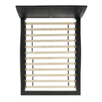 Elements International - Allan Queen Bed - Black - Wood - Beds - Additional View 6