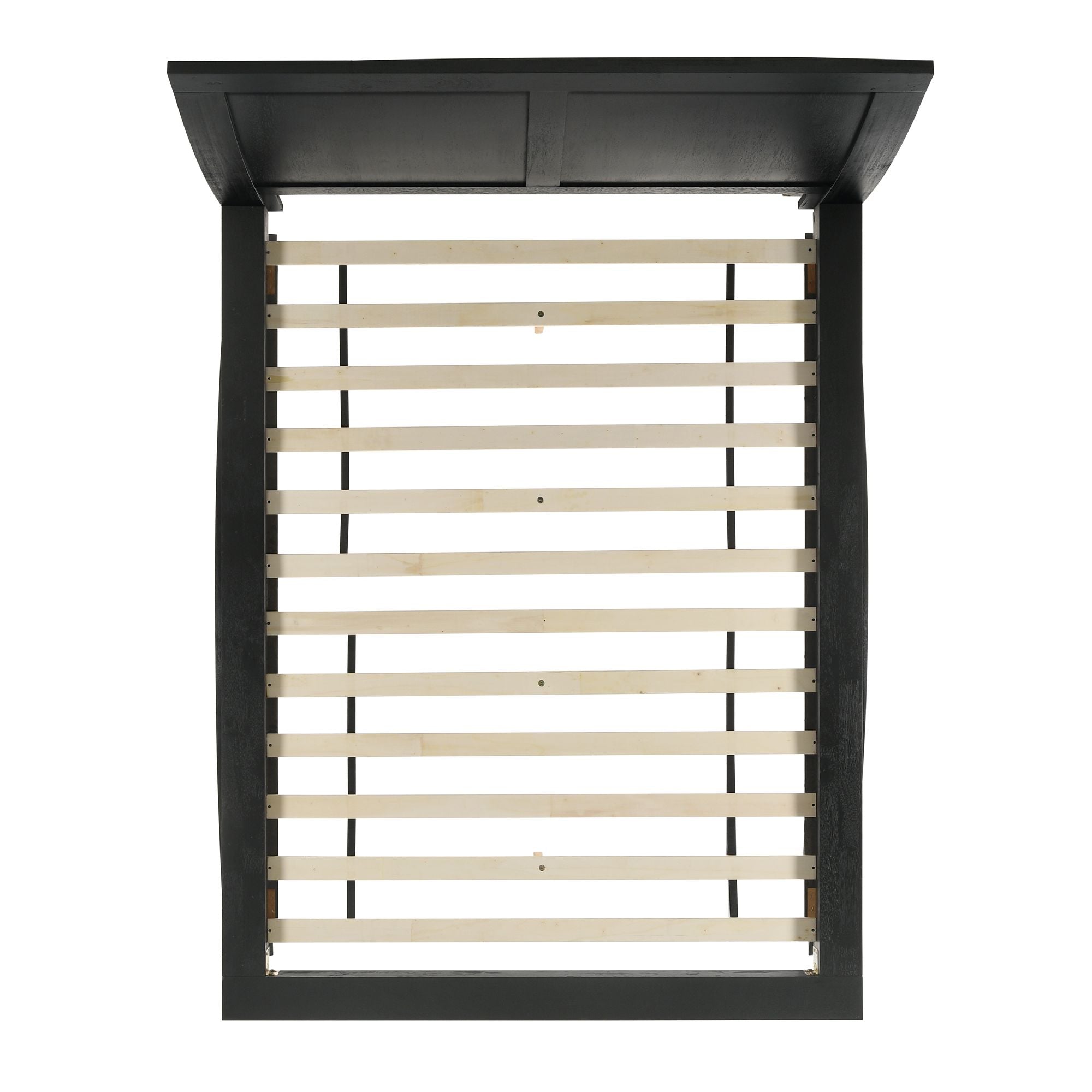 Elements International - Allan Queen Bed - Black - Wood - Beds - Additional View 6
