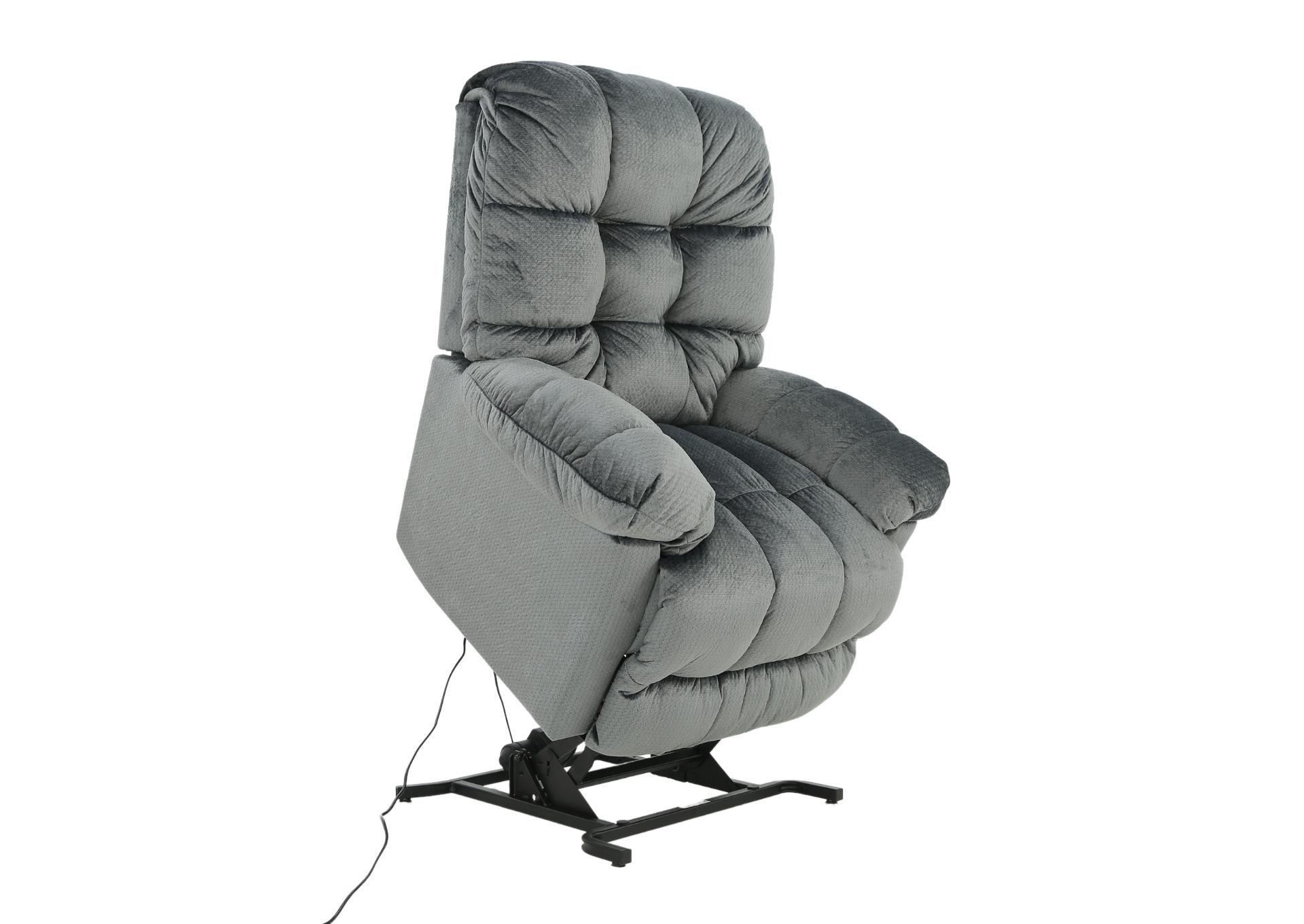 Brosmer Power Lift Recliner - Navy - Additional View 2