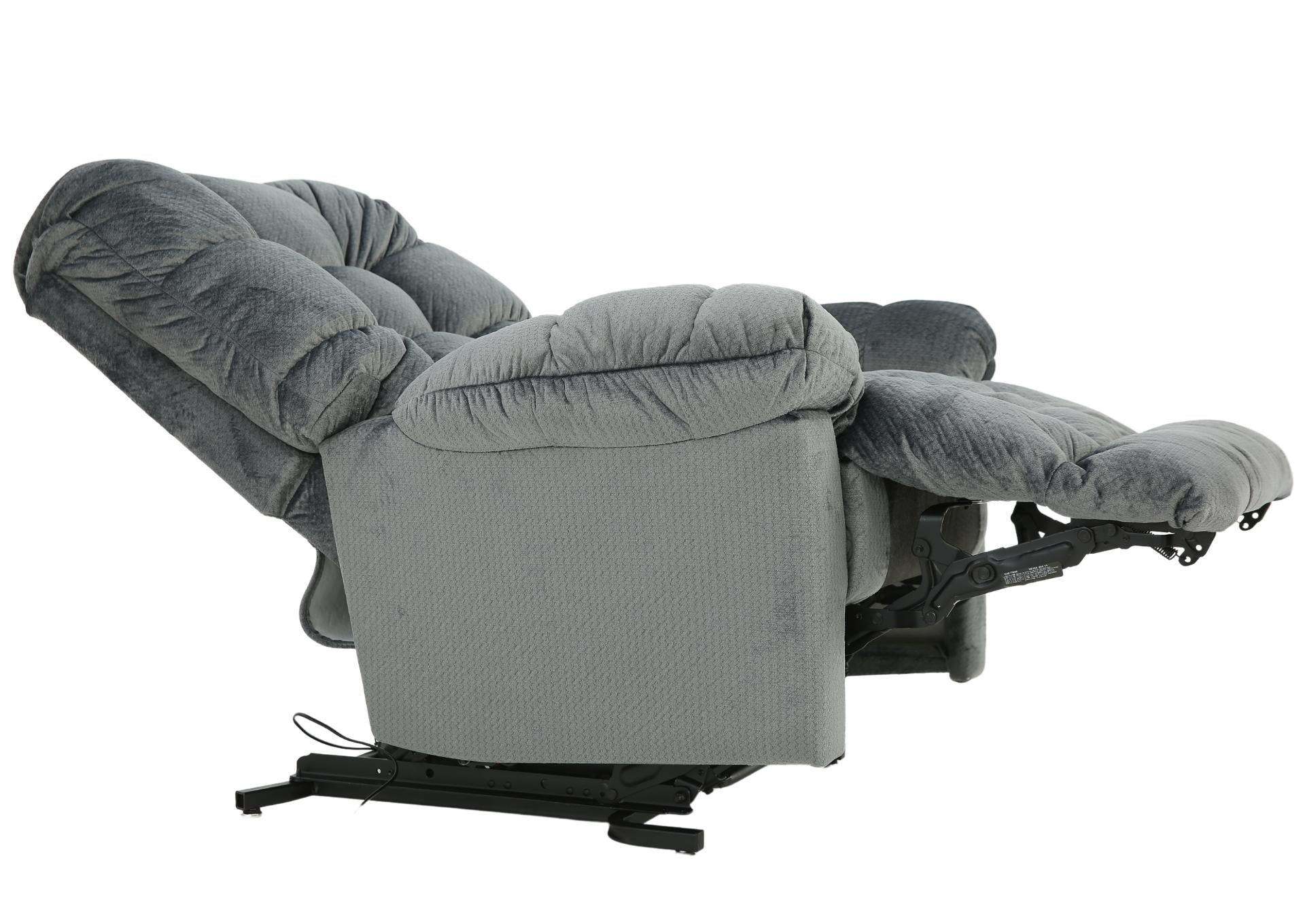 Brosmer Power Lift Recliner - Navy - Additional View 4