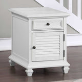 Charlestown Storage End With USB - White