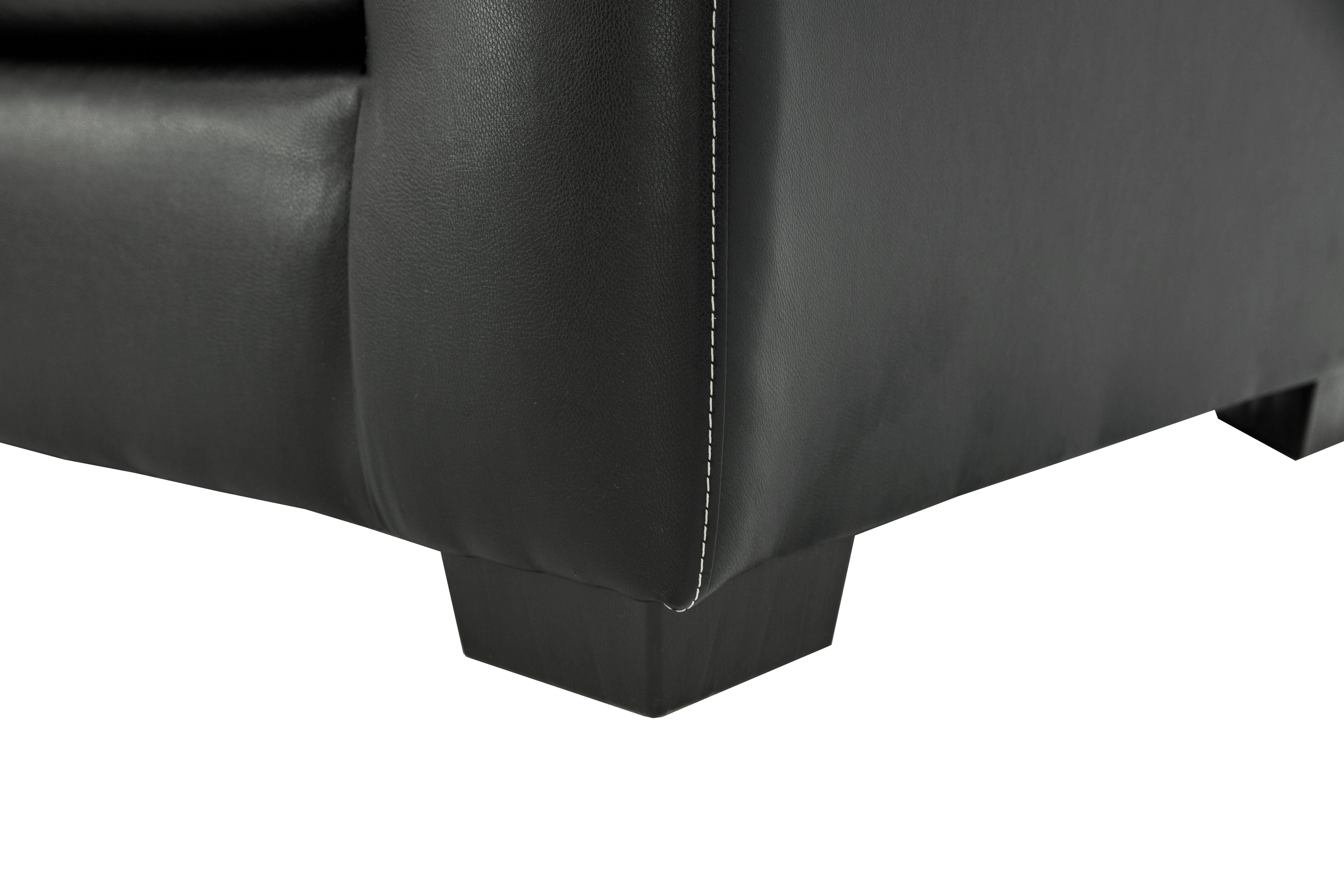 Austin Sofa - Black - Additional View 4