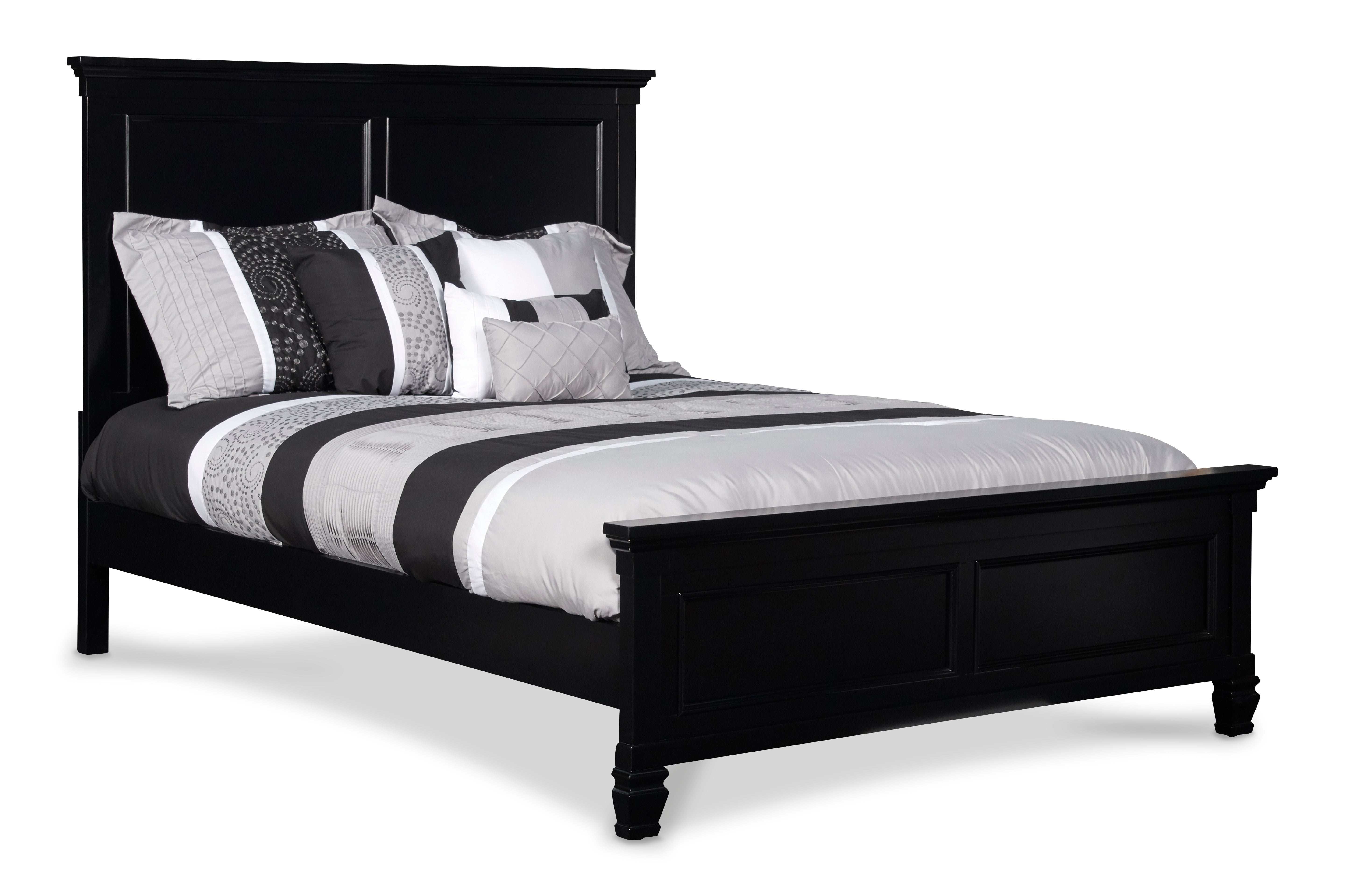 New Classic - Tamarack Twin Bed - Black - Wood - Beds