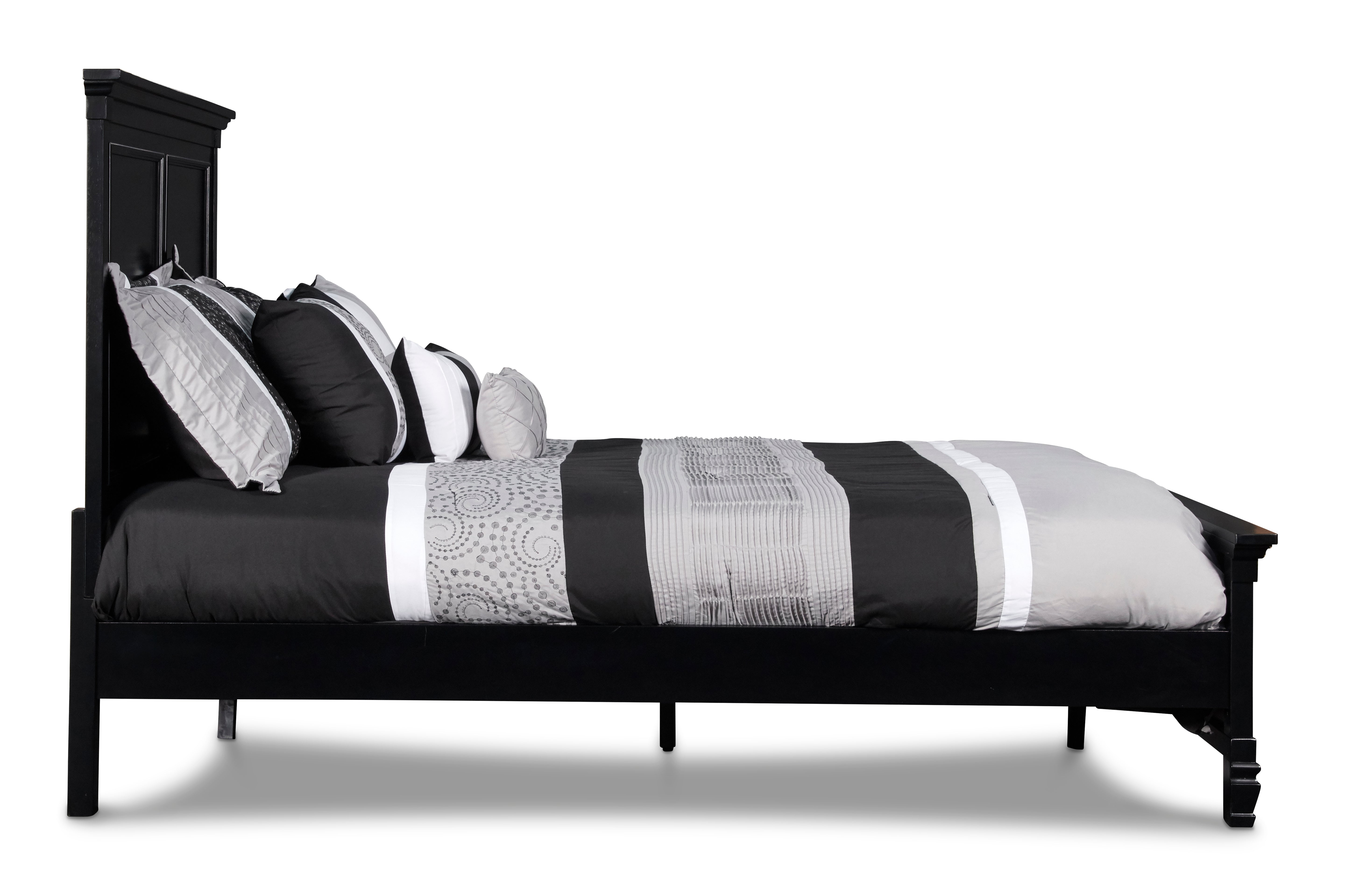 New Classic - Tamarack Twin Bed - Black - Wood - Beds - Additional View 2