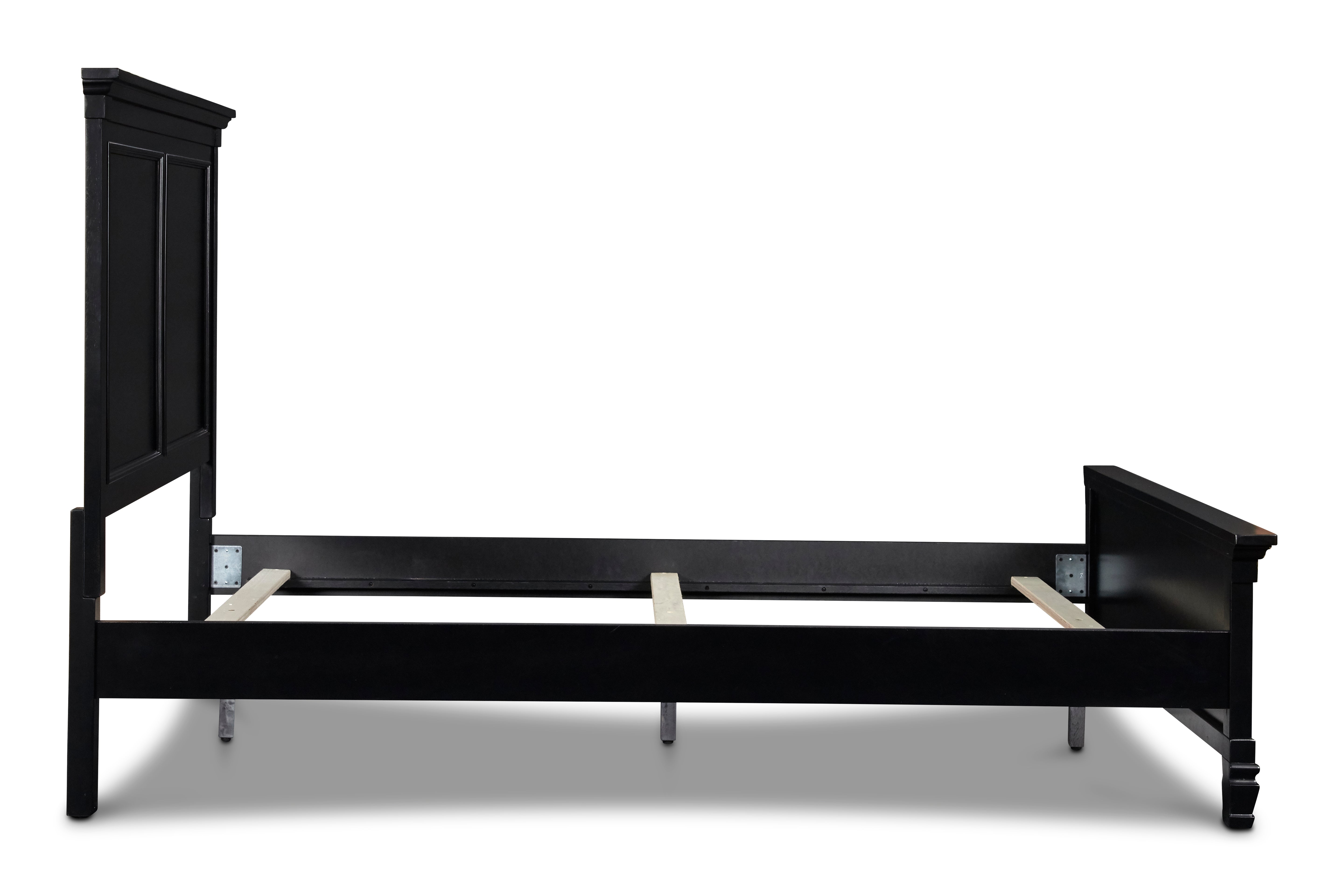 New Classic - Tamarack Twin Bed - Black - Wood - Beds - Additional View 3