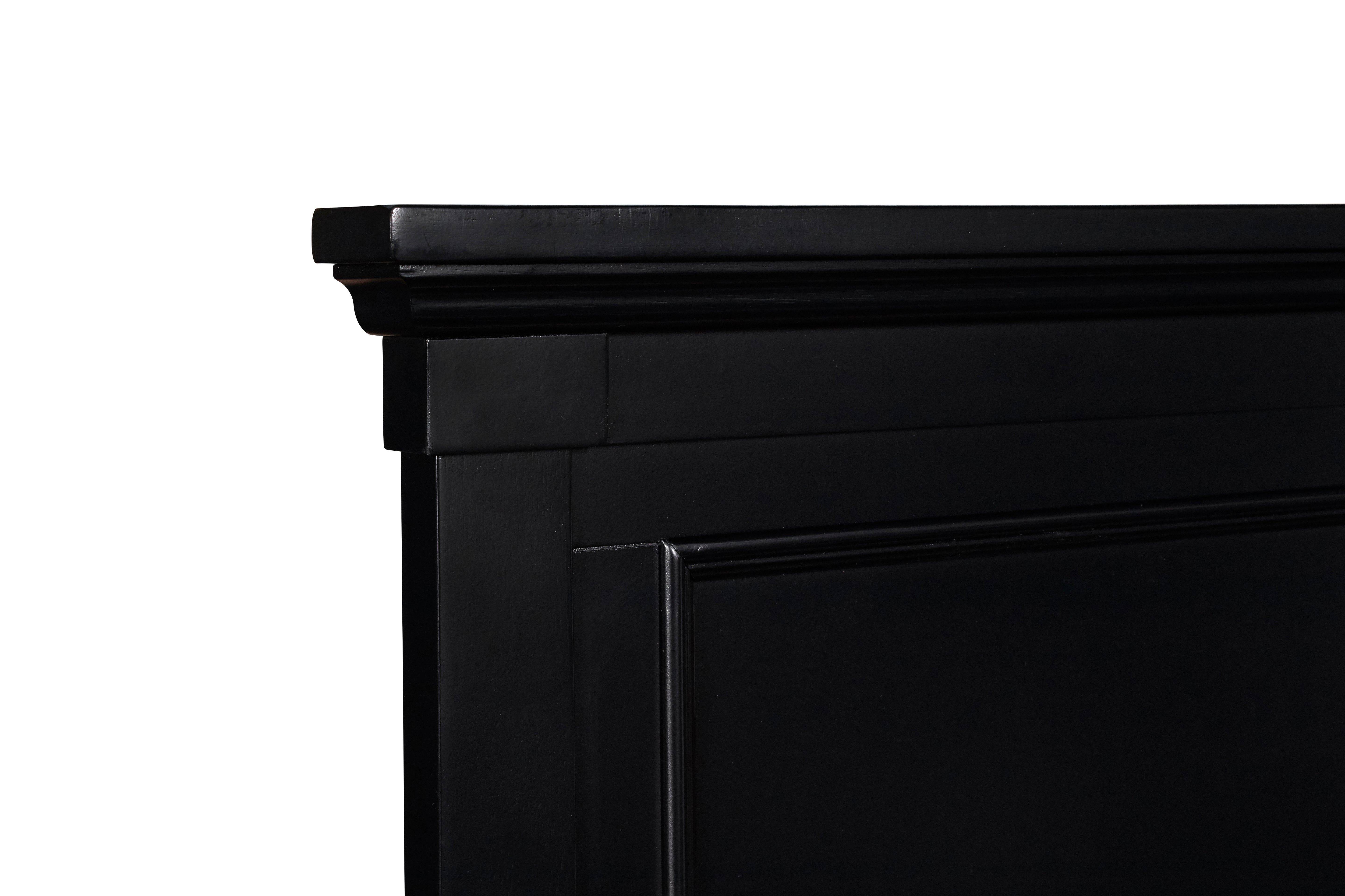 New Classic - Tamarack Twin Bed - Black - Wood - Beds - Additional View 4