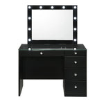 MORGAN BLACK VANITY WITH LED MIRROR