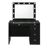 MORGAN BLACK VANITY WITH LED MIRROR