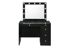 MORGAN BLACK VANITY WITH LED MIRROR