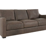 BONAVENTURA WALNUT LEATHER SOFA - Additional View 2
