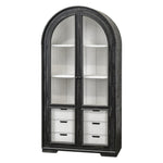 Julia Curved Hutch - Black/White - Additional View 1