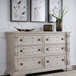 Ashley Furniture - ANDONHALL DRESSER - Light Gray Wood - Dresser & Mirror - Additional View 1