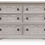 Ashley Furniture - ANDONHALL DRESSER - Light Gray Wood - Dresser & Mirror - Additional View 3