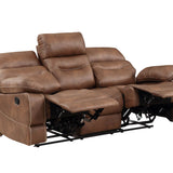 Rudger Chestnut Reclining Sofa