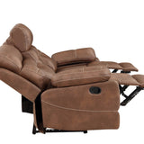 Rudger Chestnut Reclining Sofa