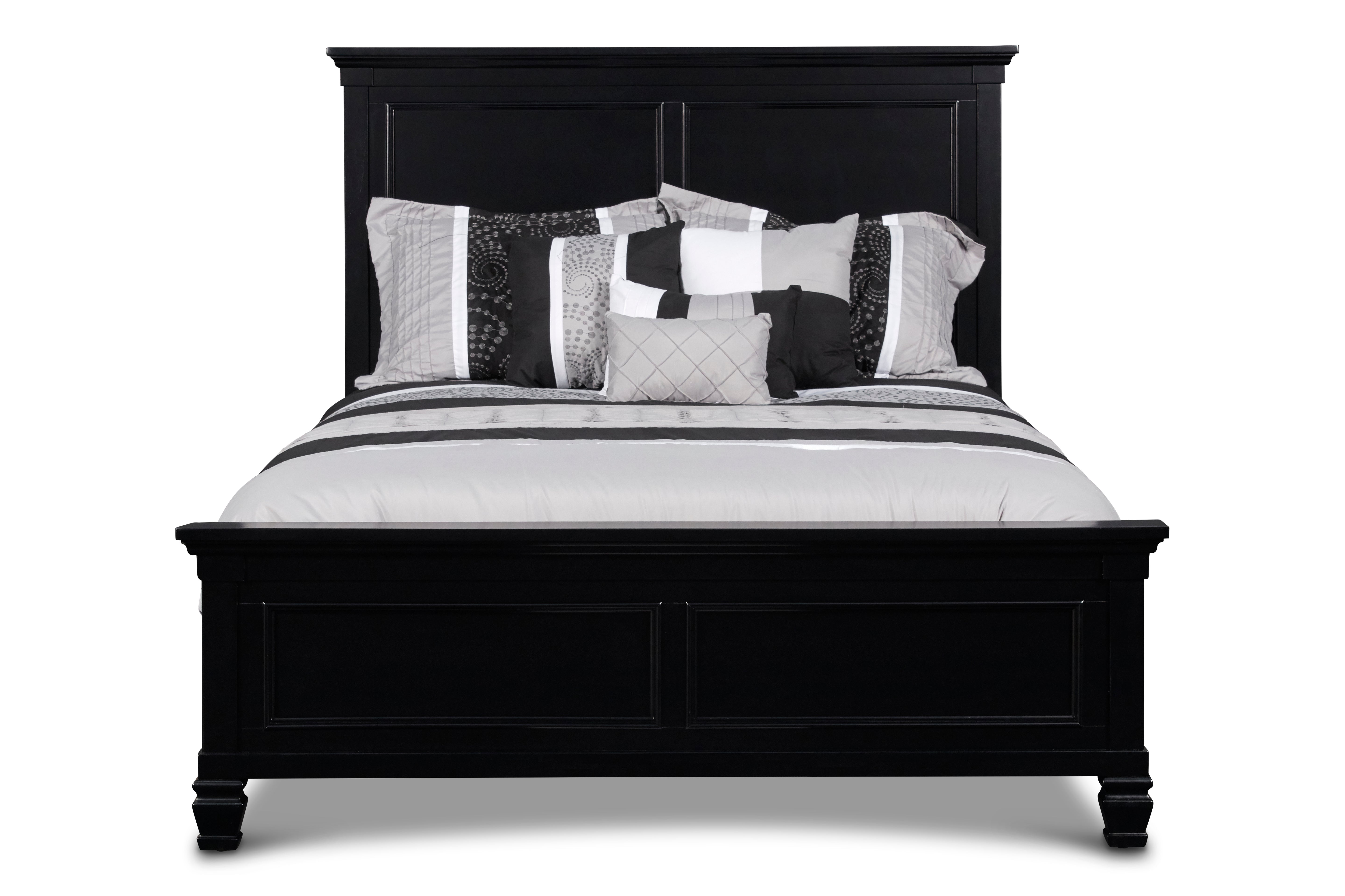 New Classic - Tamarack Full Bed - Black - Wood - Beds - Additional View 1
