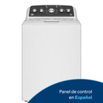 GE WHITE TOP LOAD 4.5CU WASHER WITH SPANISH PANEL - Washers