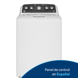 GE WHITE TOP LOAD 4.5CU WASHER WITH SPANISH PANEL - Washers
