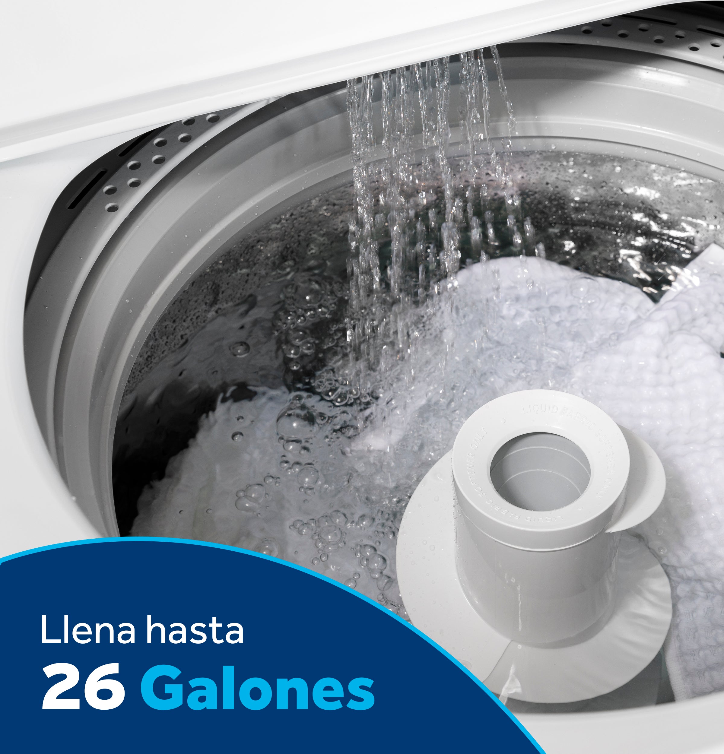 GE WHITE TOP LOAD 4.5CU WASHER WITH SPANISH PANEL - Washers - Additional View 13