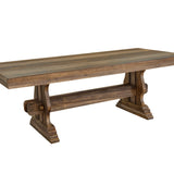 International Furniture Direct - Marquez Counter Height Table - Light Brown Wood - Tables