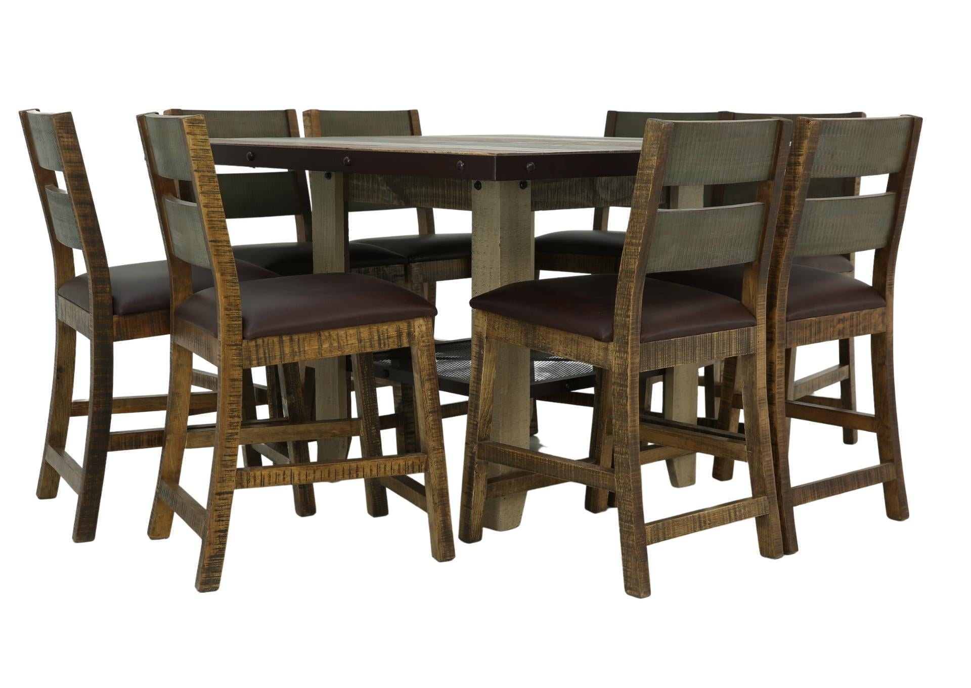 Jefferson 9 Piece Counter Height Dining Set - Additional View 1