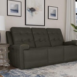 IRIS CHARCOAL POWER RECLINING SOFA P2 - Additional View 3