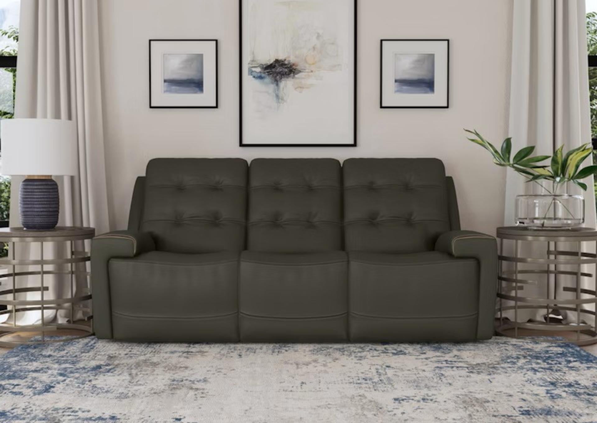 IRIS CHARCOAL POWER RECLINING SOFA P2 - Additional View 4