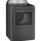 GE DIAMOND GRAY PROFILE 7.4CU ELECTRIC DRYER - Dark Gray - Dryers - Additional View 1