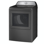 GE DIAMOND GRAY PROFILE 7.4CU ELECTRIC DRYER - Dark Gray - Dryers - Additional View 2
