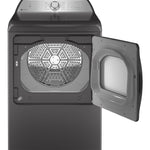 GE DIAMOND GRAY PROFILE 7.4CU ELECTRIC DRYER - Dark Gray - Dryers - Additional View 3