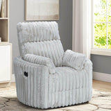 Avenida Glider Recliner - Silver - Additional View 1