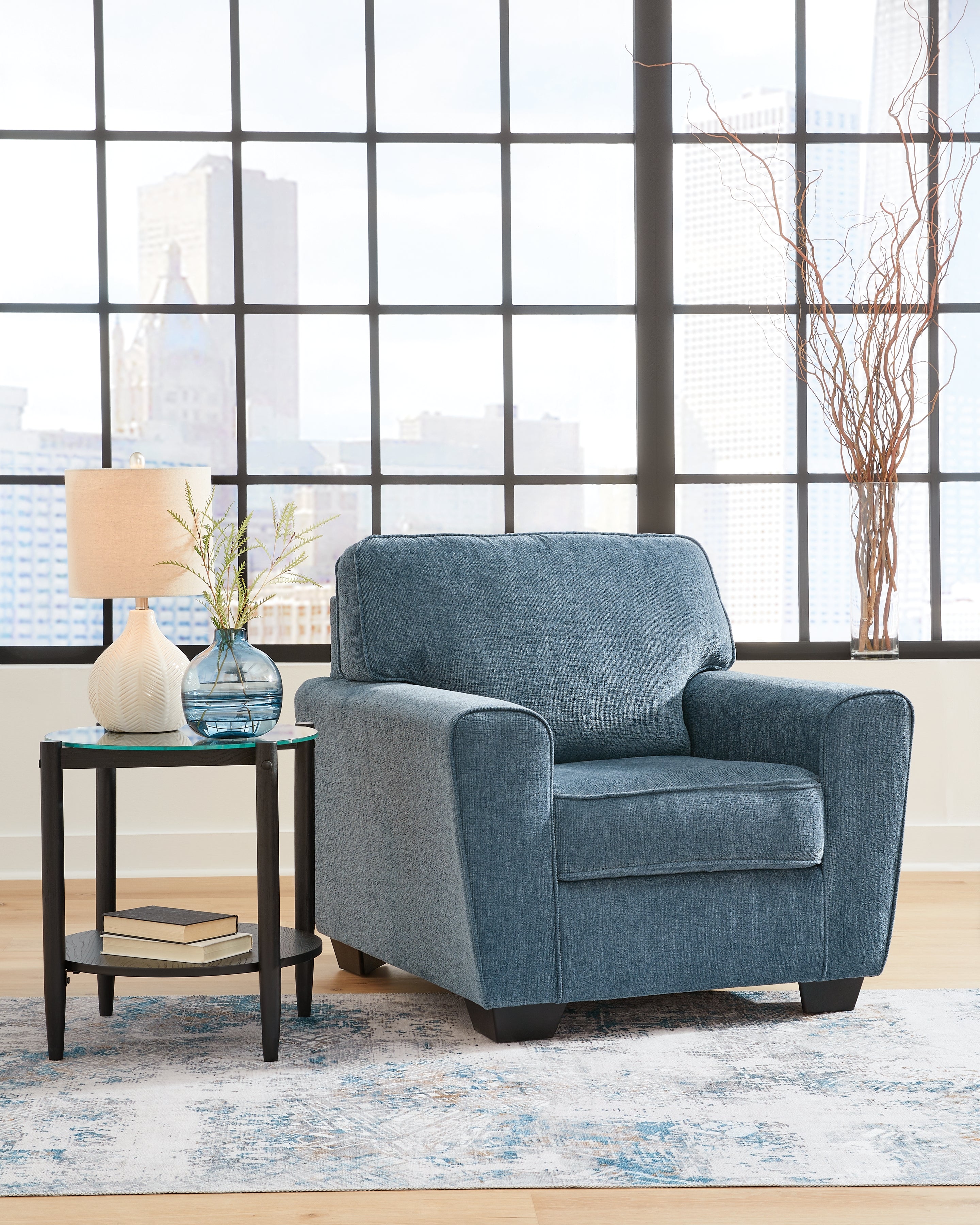Ashley Furniture - CASHTON BLUE CHAIR - Fabric - Chairs - Additional View 1