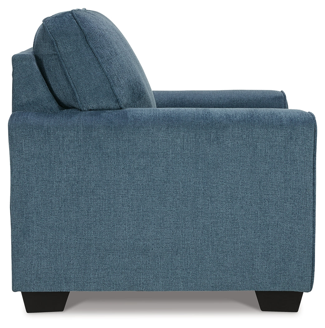 Ashley Furniture - CASHTON BLUE CHAIR - Fabric - Chairs - Additional View 3