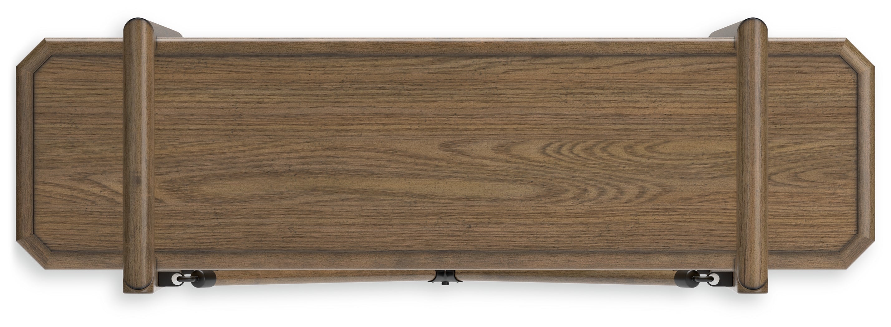 Ashley Furniture - ROANHOWE HOME OFFICE BOOKCASE - Dark Brown Wood - Bookcases - Additional View 7