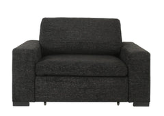 LACHLAN EBONY POWER RECLINER WITH SLIDING CHAISE
