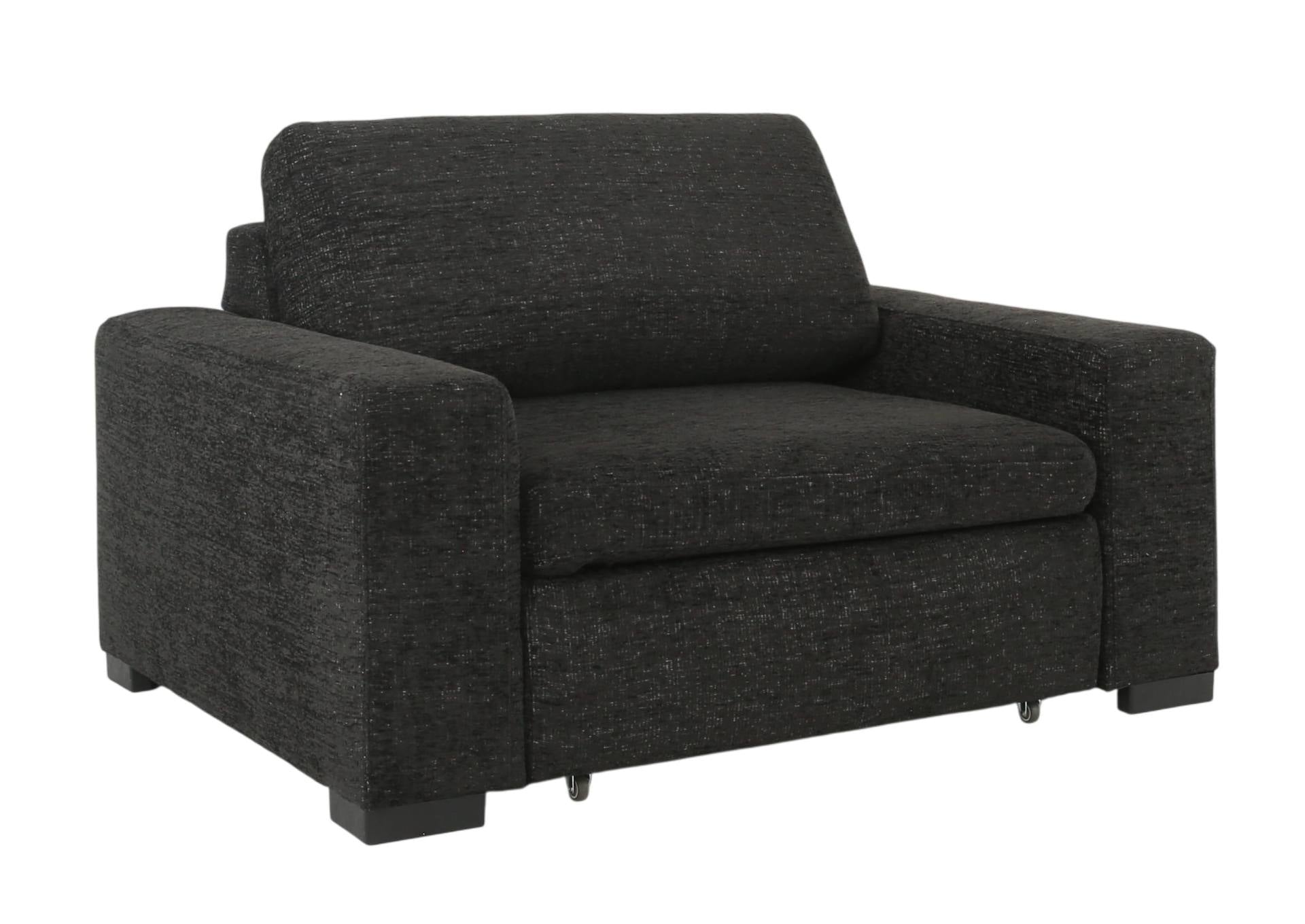 LACHLAN EBONY POWER RECLINER WITH SLIDING CHAISE - Additional View 2