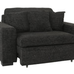 LACHLAN EBONY POWER RECLINER WITH SLIDING CHAISE - Additional View 3