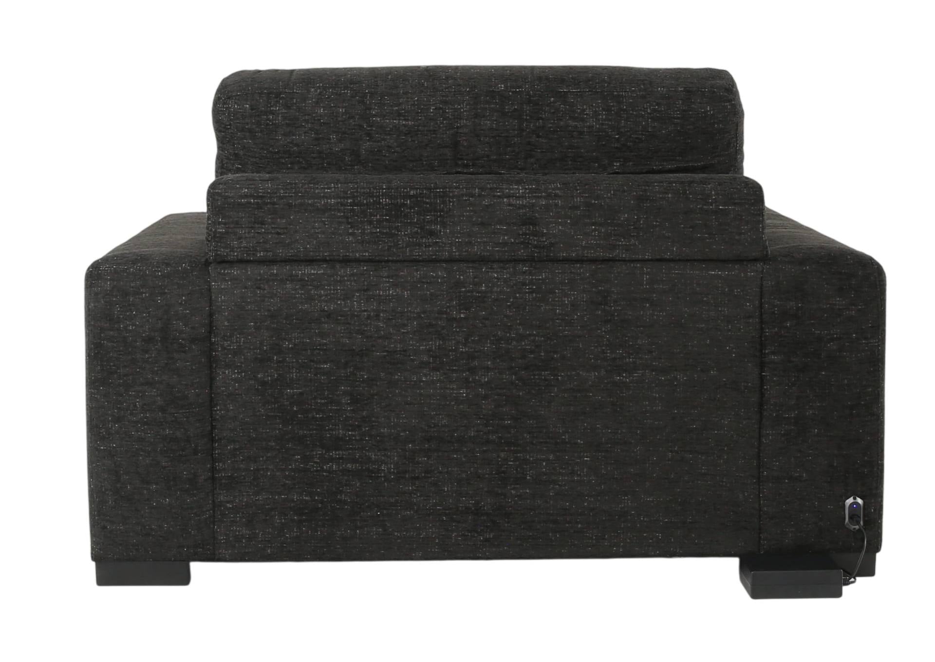 LACHLAN EBONY POWER RECLINER WITH SLIDING CHAISE - Additional View 5