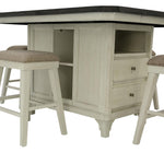 MYSTIC CAY 5PC BACKLESS STOOL DINETTE - Additional View 1