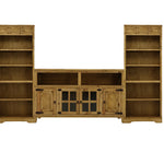 Lawman 60" 3 Piece Wall Unit - Medium Wax