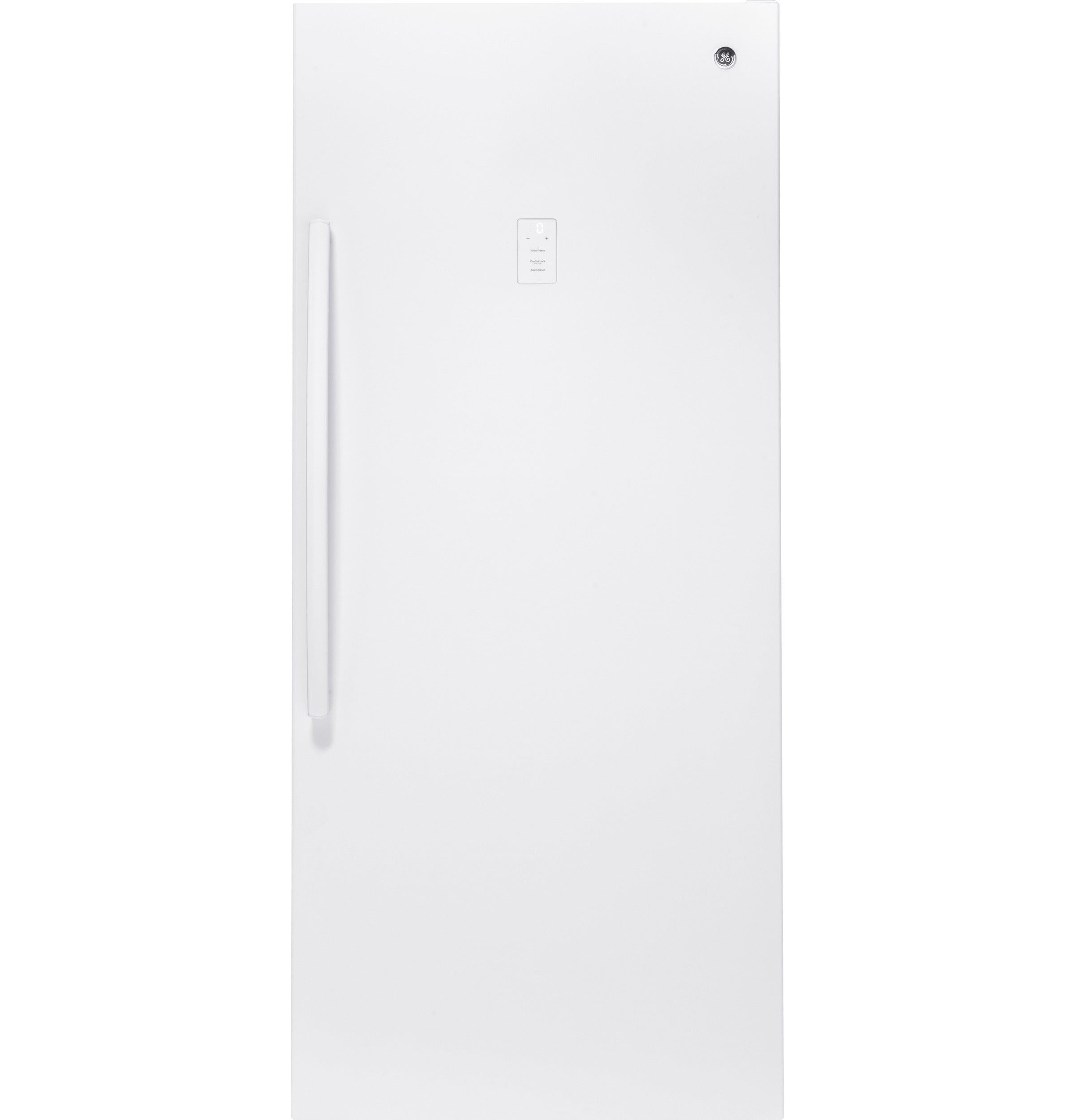 GE WHITE 21.3CU FROST FREE UPRIGHT FREEZER - Freezers