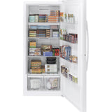 GE WHITE 21.3CU FROST FREE UPRIGHT FREEZER - Freezers - Additional View 1