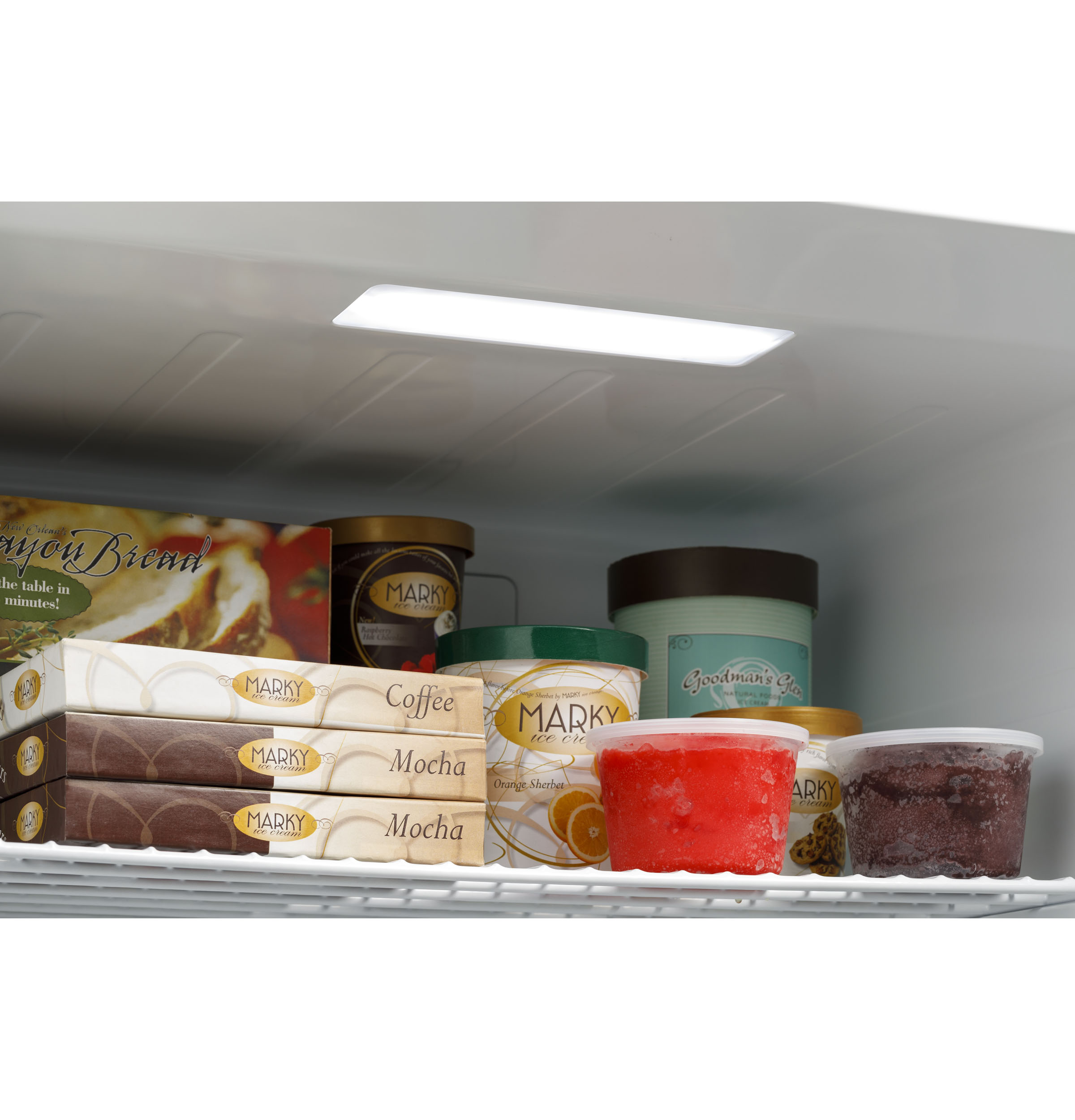 GE WHITE 21.3CU FROST FREE UPRIGHT FREEZER - Freezers - Additional View 6