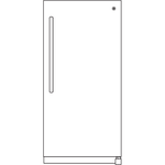 GE WHITE 21.3CU FROST FREE UPRIGHT FREEZER - Freezers - Additional View 7