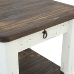 Lawman End Table - White - Additional View 2
